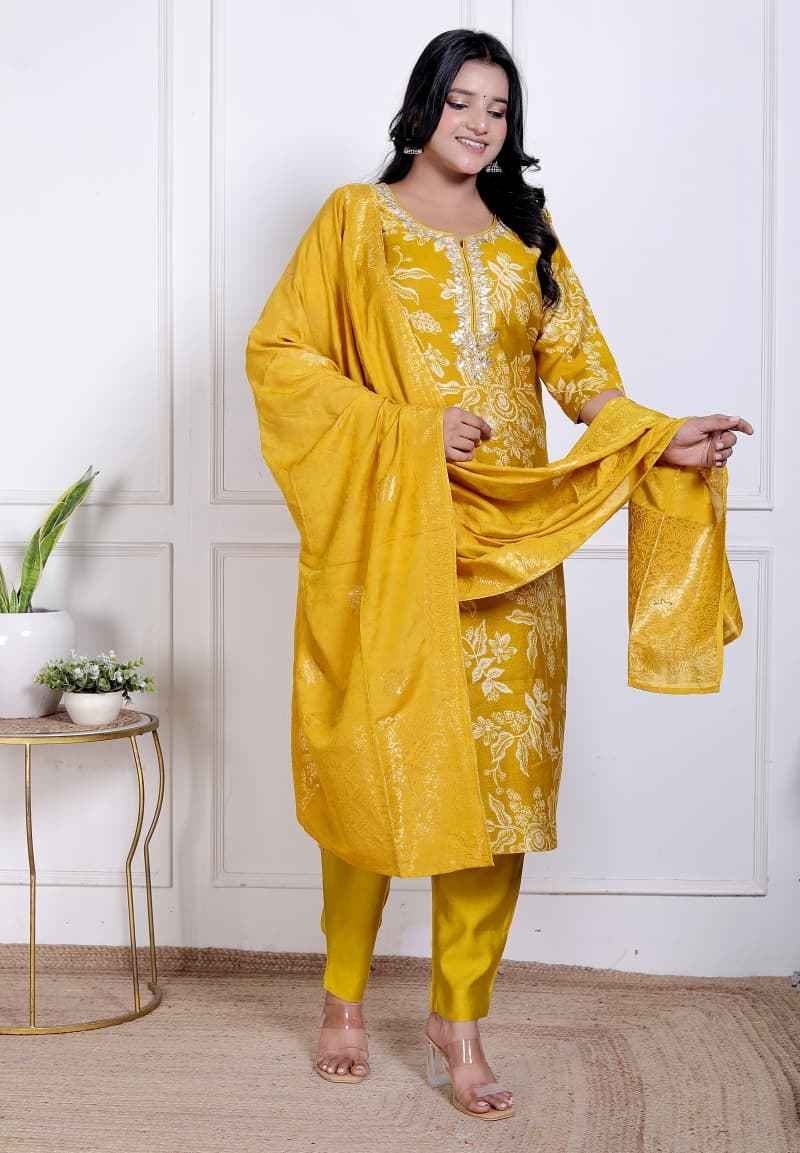 Mustard Sunshine Grace  Suit Set